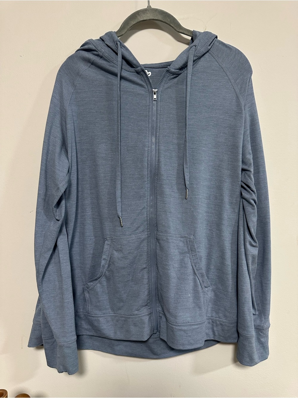 Maurices Men's Zip-Up Hoodie in Dusty Blue